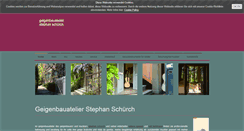 Desktop Screenshot of geigenbau-atelier.ch